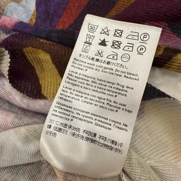 Escada Lavender and Pale Blue Knit Tee - Picture 9 of 9